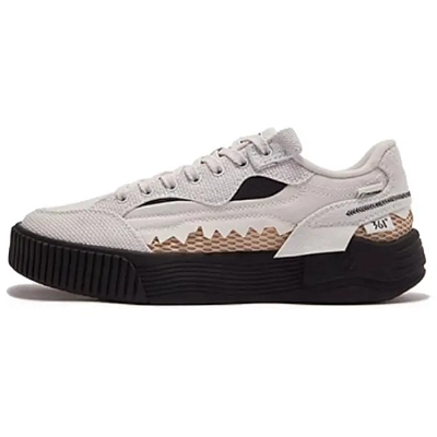 361° Lightweight Low Top Skateboard Shoes Women's Gray Black