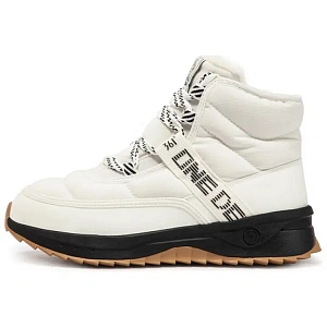 361° Fleece Snow Warm Wear-Resistant Slip-Resistant Short Snow Boots Women's White Black
