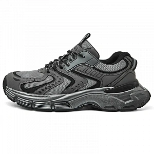JEEP SPIRIT Versatile Sports Trendy Casual Low Top Chunky Sneakers Men's Gray Purple