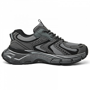 JEEP SPIRIT Versatile Sports Trendy Casual Low Top Chunky Sneakers Men's Gray Purple 1 4151083