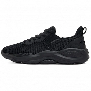 361° Slip-Resistant Breathable Lightweight Low-Top Casual Shoes Men's Obsidian Black