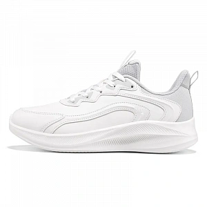 361° Yunshu Anti Slip Wear Resistant Low Top Running Shoes Women's White Gray