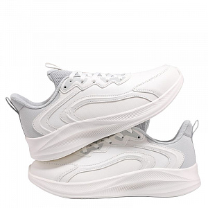 361° Yunshu Anti Slip Wear Resistant Low Top Running Shoes Women's White Gray 1 4151127