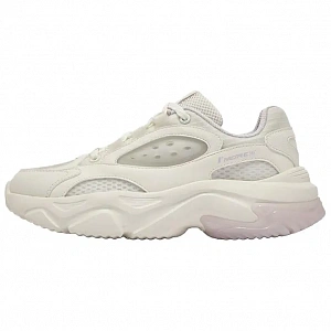 361° Abrasion Resistant Lightweight Rebound Low Top Casual Shoes Women's White Purple
