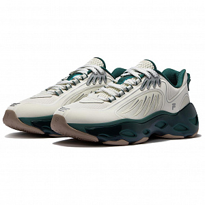 FILA FUSION ADE Abrasion Resistant Low Top Casual Shoes Men's White Green 1 4151141