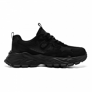 JEEP SPIRIT Black Warrior Collection Low Top Chunky Sneakers Men's Graphite Black 1 4151145