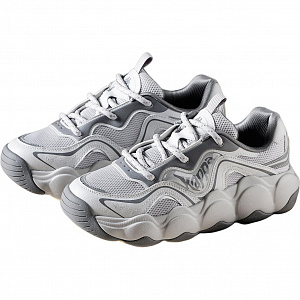 Kappa Urban Sports Abrasion Resistant Breathable Low Top Casual Shoes Unisex Gray 1 4151152