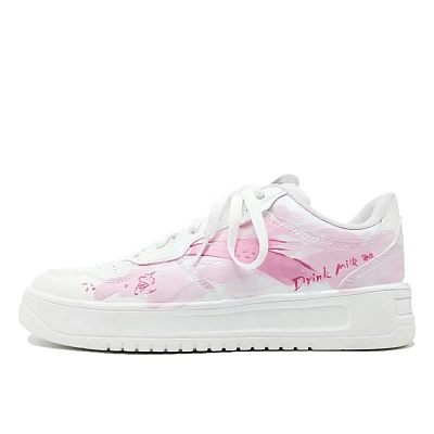 Anta Relaxed Cushioning And Abrasion Resistant Coverage Low top Skateboard Shoes Women's Pink