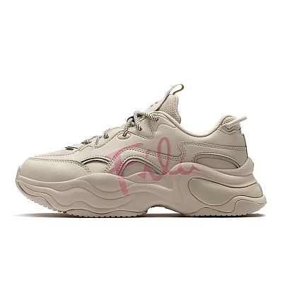 FILA FUSION BUBBLE Bubbles Shoes Low Top Casual Shoes Women's Beige