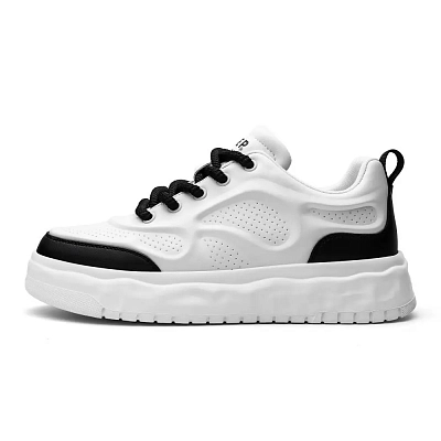 JEEP SPIRIT Low Top Skateboard Shoes Men's Polar White