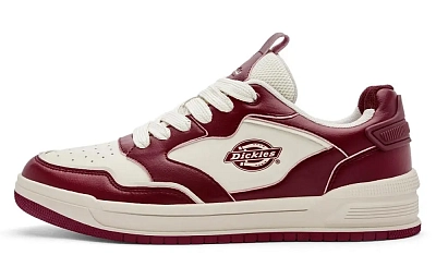 Dickies Low Top Skateboard Shoes Men's Red Beige