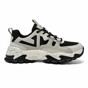 JEEP SPIRIT Low-Top Chunky Sneakers Men's Moon Dust Gray 1 4151544