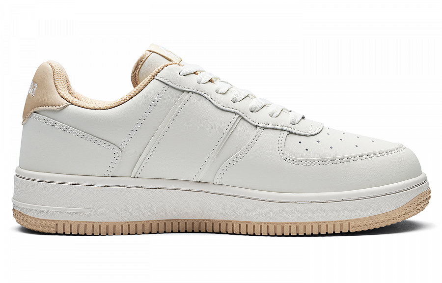 Kappa Back to Back Slip Resistant Abrasion Resistant Low top Skateboard Shoes Unisex White Brown купить в интернет-магазине Yoocart с быстрой доставкой по России.