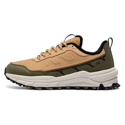 361° Anti Slip Wear Resistant Low Top Casual Running Shoes Men's Brown Green