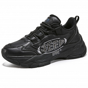 JEEP SPIRIT Low Top Casual Shoes Men's Graphite Black 1 4152046