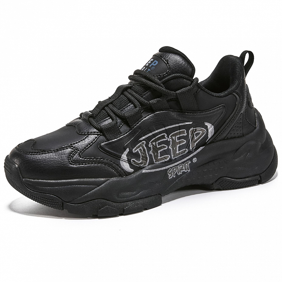 JEEP SPIRIT Low Top Casual Shoes Men's Graphite Black купить в интернет-магазине Yoocart с быстрой доставкой по России.