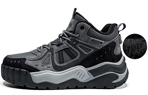 JEEP SPIRIT Short Snow Boots Men's Climbing Gray 1 4152064