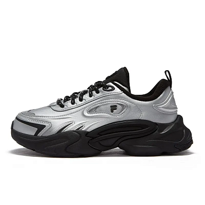 FILA FUSION Low Top Casual Shoes Women's Silver Black