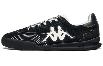 Kappa TIRO Back to Back Slip Resistant Abrasion Resistant Low top German Army Trainers Unisex Black White