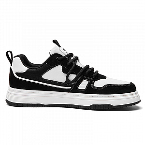 JEEP SPIRIT Classic Oreo Black White Low Top Casual Skateboard Shoes Men's Black White 1 4152229