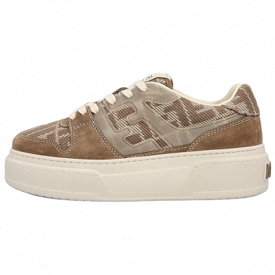 FENDI Match Panelled Low Top Sneakers Women's