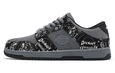 Dickies Low-Top Skateboard Shoes Men's Charcoal Black
