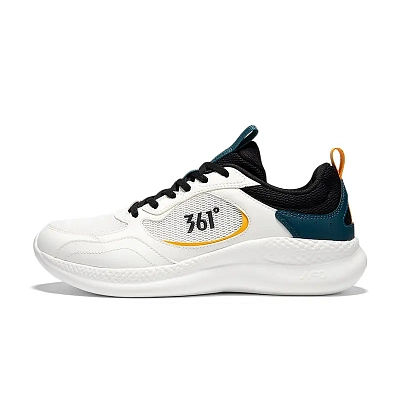 361° Cushioning Lightweight Slip-Resistant Low-Top Running Shoes Men's White Blue