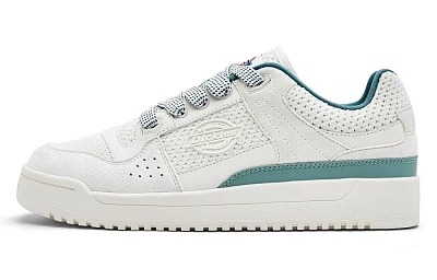 Dickies Low Top Skateboard Shoes Men's White Lake Blue