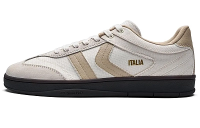 Kappa Back to Back Anti Slip Wear Resistant Low Top Skateboard Shoes Unisex White Gray
