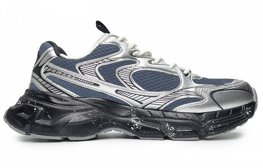 Kappa Cushioned Wear-Resistant Breathable Low-Top Running Shoes Unisex Black Blue купить в интернет-магазине Yoocart с быстрой доставкой по России.