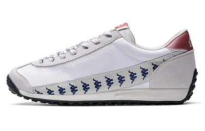 Kappa Slip Resistant Low Top Running Shoes Unisex Winter Day White