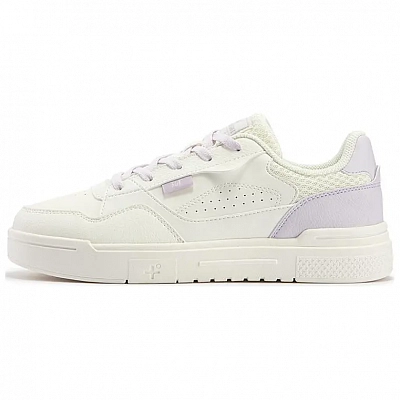 361° Anti Slip Wear Resistant Low Top Skateboard Shoes Women's White Purple