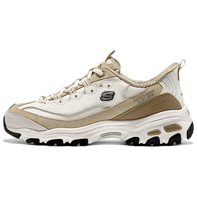 Skechers DLITES Low top Chunky Sneakers Women's White Brown