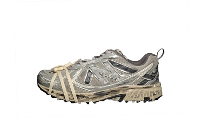 New Balance NB 410 V5 Abrasion Resistant Low top Running Shoes Unisex Silver Black