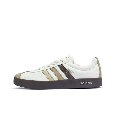 Adidas Vl Court Classic Skateboard Shoes Unisex Low top White/Brown