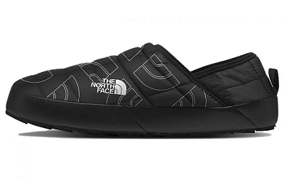 THE NORTH FACE Thermoball Traction Slip Resistant Low Top Outdoor Shoes Men's Black White