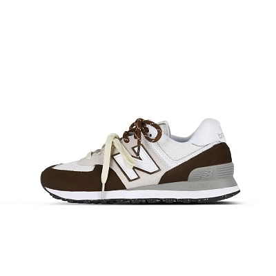 New Balance NB 574 Cushioning And Abrasion Resistant Coverage City Commute Running Shoes Unisex Brown