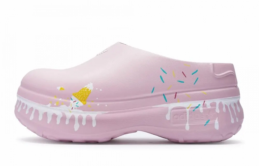 Adidas Originals AdiFOM Stan Smith Mule Odor Resistant Closed Toe Slippers Women's Pink купить в интернет-магазине Yoocart с быстрой доставкой по России.