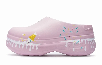 Adidas Originals AdiFOM Stan Smith Mule Odor Resistant Closed Toe Slippers Women's Pink