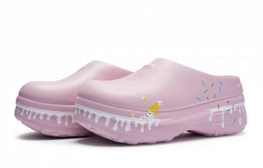 Adidas Originals AdiFOM Stan Smith Mule Odor Resistant Closed Toe Slippers Women's Pink купить в интернет-магазине Yoocart с быстрой доставкой по России.