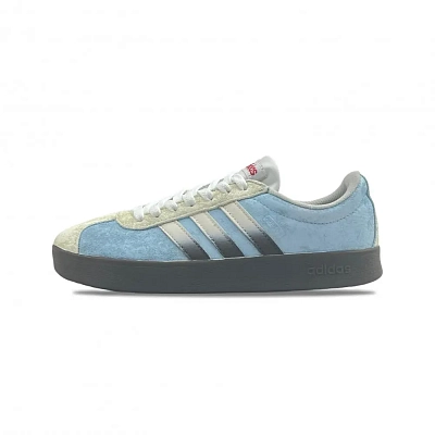 Adidas VL COURT 2.0 Blue Dream Abrasion Resistant Low top German Army Trainers Unisex Yellow Blue