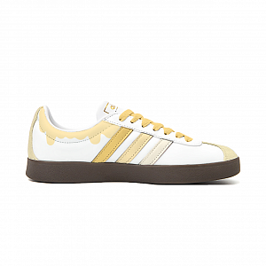 Adidas VL Court 2.0 Skateboard Shoes Unisex Low top White/Yellow 1 4154455