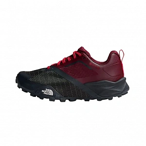 THE NORTH FACE Summit Offtrail Slip Resistant, Abrasion Resistant, Waterproof Low Top Running Shoes Women's Red Black