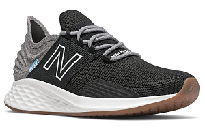 New Balance Fresh Foam Roav Tee Shirt Black Light Aluminum Women's 1 4154503