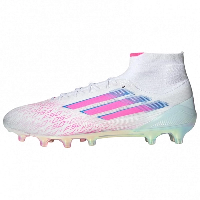 Adidas F50 Series Soccer Shoes Women's White Pink Blue