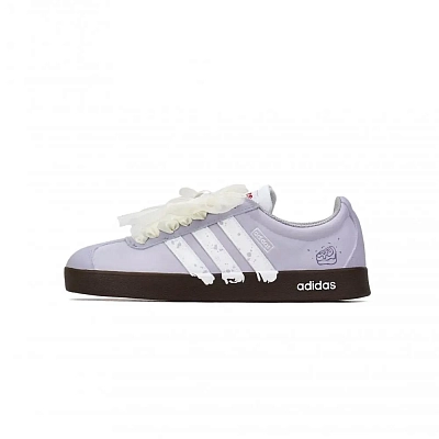 Adidas VL COURT 2.0 Low top Skateboard Shoes Unisex Light Purple