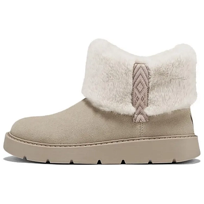 Skechers Thermal Height Increase Short Snow Boots Women's Sand Yellow