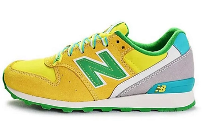 New Balance NB 996 Series Low top Running Shoes Women's Yellow Green