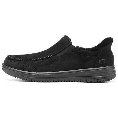 Skechers Slip ins Thermal Short Snow Boots Men's Black