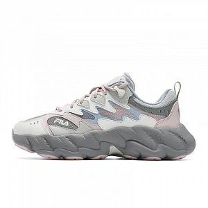 FILA Fern 2 Abrasion Resistant, Breathable, Lightweight Low top Casual Shoes Women's Pink Gray